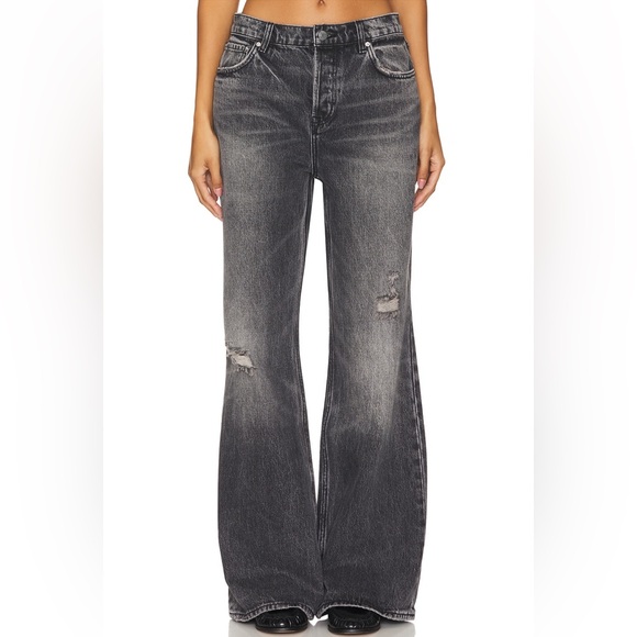 Jade Low Rise Relaxed Flare in black phantom Women´s...